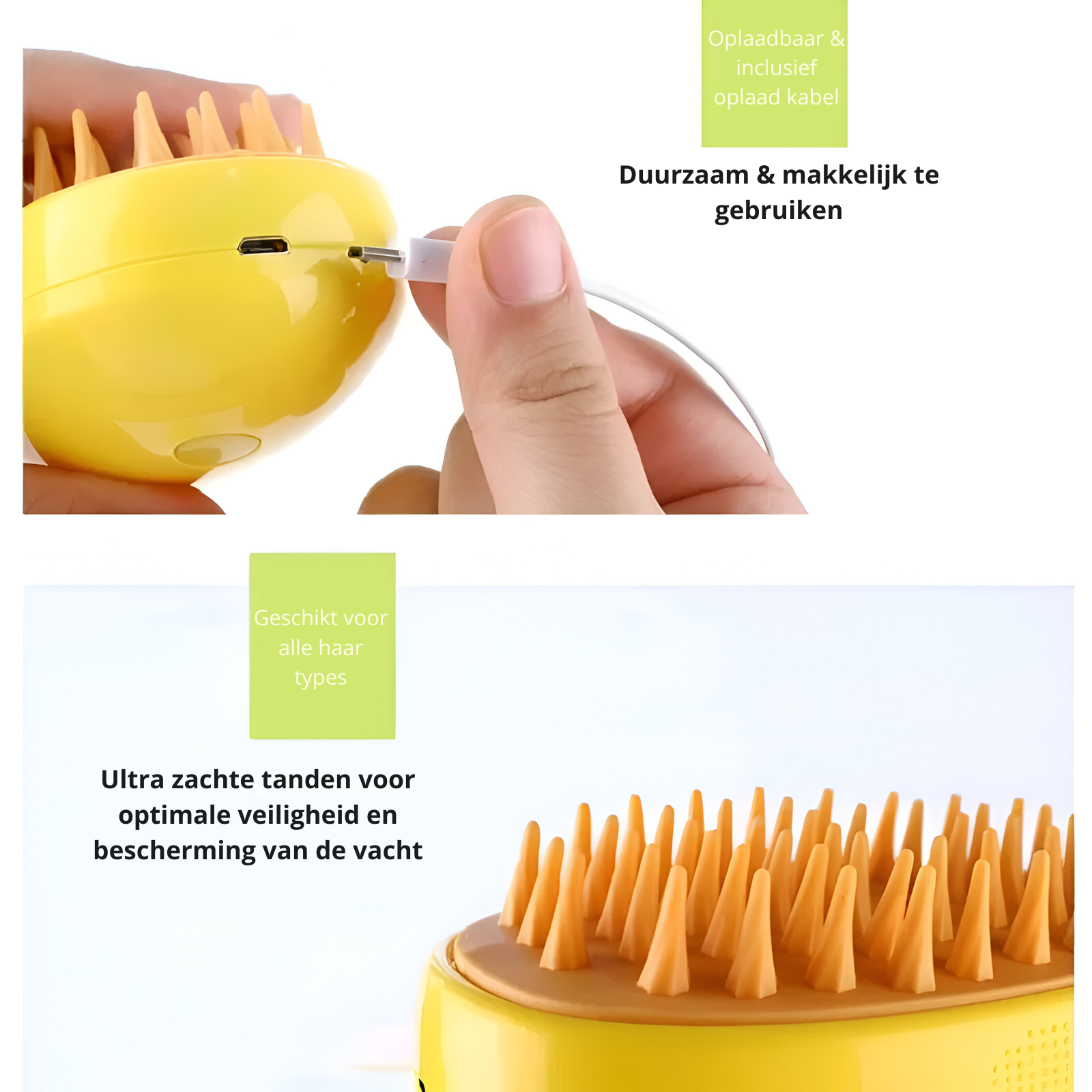 Huisdieren Stoomborstel